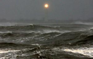 full moon, high tides