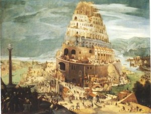 tower of Babel, scattering, confuse languages